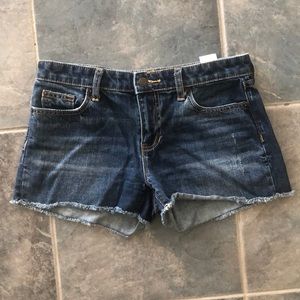 Gap sexy boyfriend short denim shorts size 0
